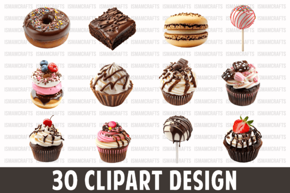 Download Sweet Treats Clipart Bundle PNG - Sweet Collection