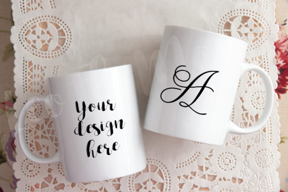 Download Double 2 Coffee Mug Mockups - Mock Collection