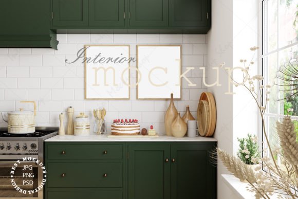 Download Kitchen Frame Mockup - 159 - Mock Collection