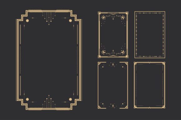 Download Celestial Tarot Frames Set - Celestial Collection