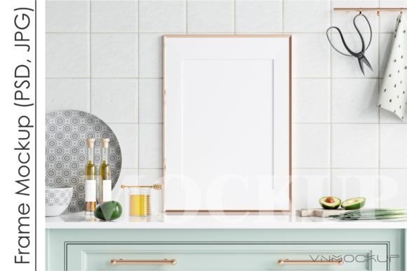 Download Kitchen Interior Frame Mockup - Mock Collection