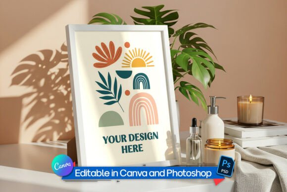 Download Cozy Girly Bedroom Frame Mockup - Mock Collection