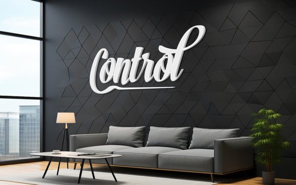 Download Indoor Black Wall Logo Mockup - Mock Collection