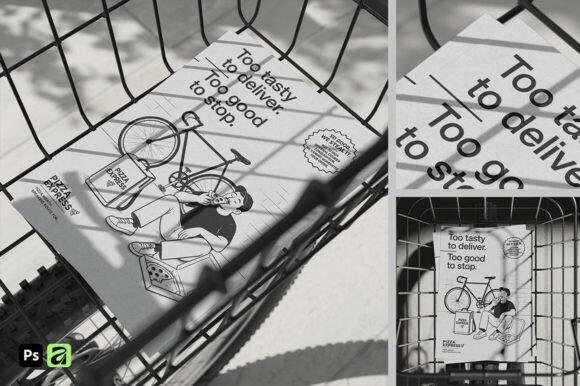 Download Bicycle Basket Flyer Mockup - Mock Collection