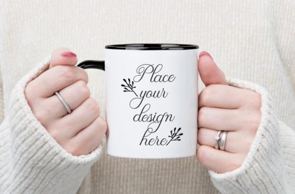 Download PSD Sublimation Accent Mug Mockup - Mock Collection