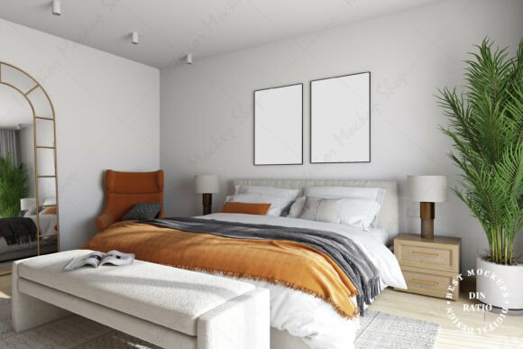 Download Bedroom Mockup Autumn - Mock Collection