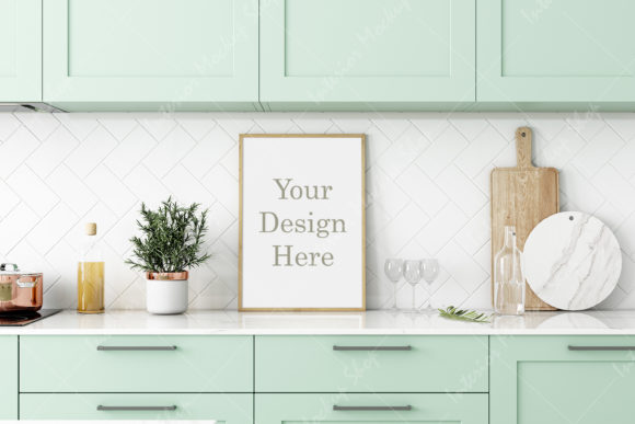 Download Frame Mockup, Kitchen Mockup - 810 - Mock Collection