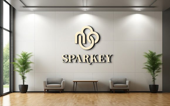 Download Business Wall Logo Mockup Indoor Wall - Mock Collection