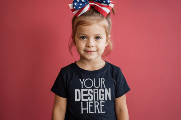 Download 4th July Tshirt Kids Mockup - Mock Collection