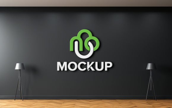 Download Indoor Wall Logo Mockup Psd Template - Mock Collection