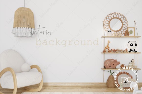 Download Blank Wall, Kids Room Mockup - Mock Collection