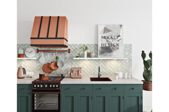 Download Mockup Poster in Kitchen Decoration - Mock Collection
