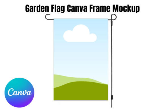 Download Garden Flag Canva Frame Mockup - Mock Collection