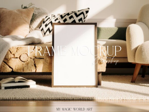 Download Interior Frame Poster Mockup Art Print - Mock Collection