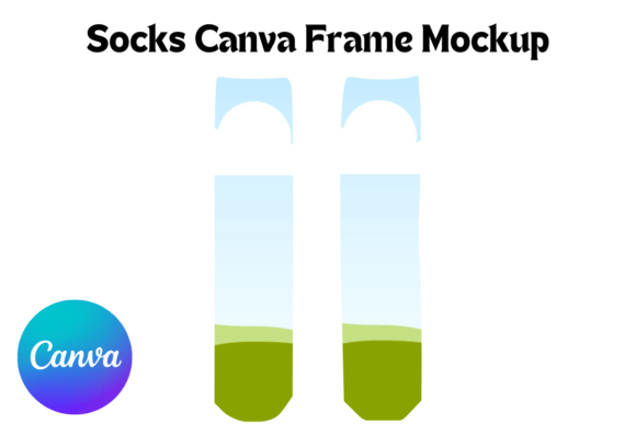 Download Socks Canva Frame Mockup - Mock Collection