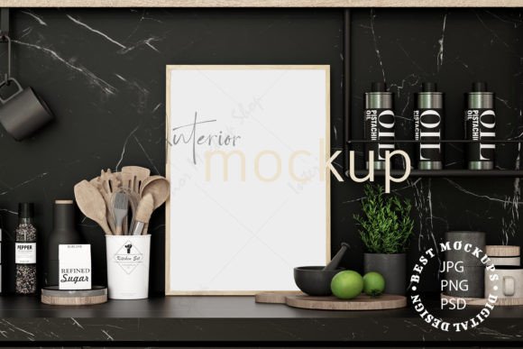 Download Kitchen Frame Mockup - 152 - Mock Collection