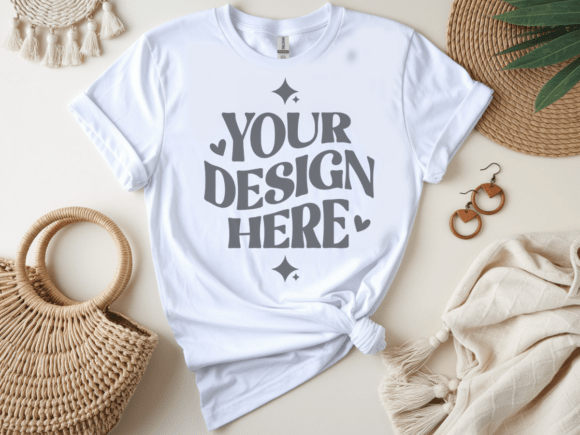 Download Gildan 64000 Flat Lay TShirt Mockup 38 - Mock Collection