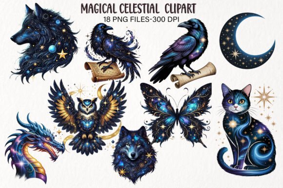 Download Magical Celestial PNG Clipart Bundle - Premium Resources