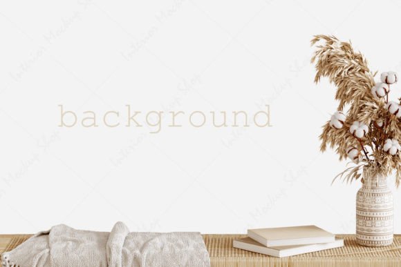 Download Mockup, Boho Interior Background - Mock Collection