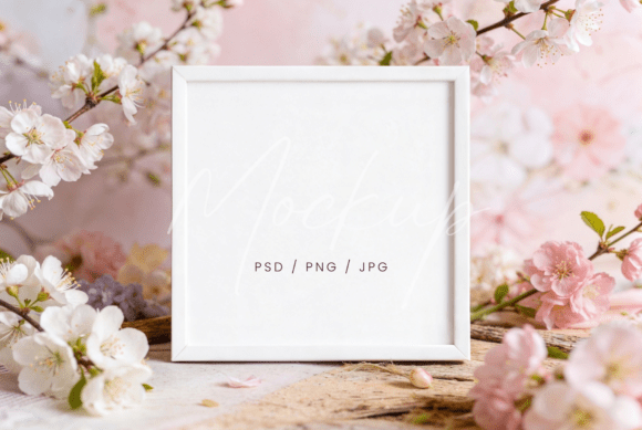 Download Square Wood Frame Mockup - Mock Collection