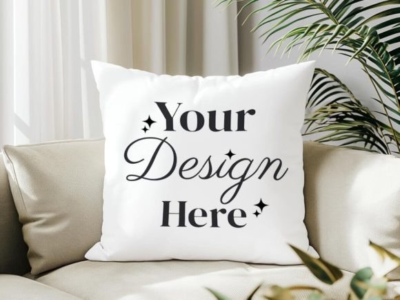 Download Home Living Room Pillow Mockup PSD - Mock Collection