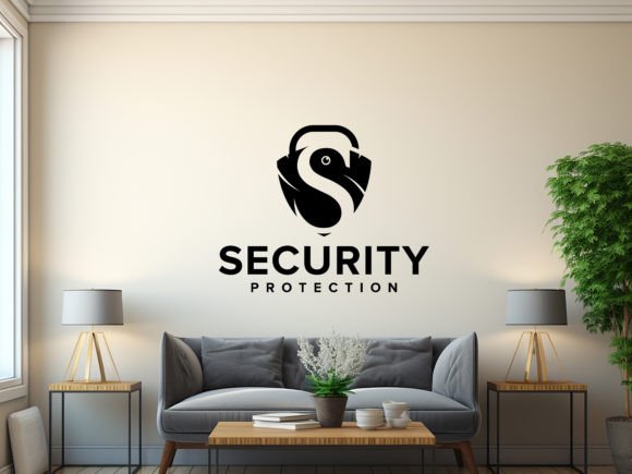 Download Wall Logo Mockup in the Wooden Room - Mock Collection