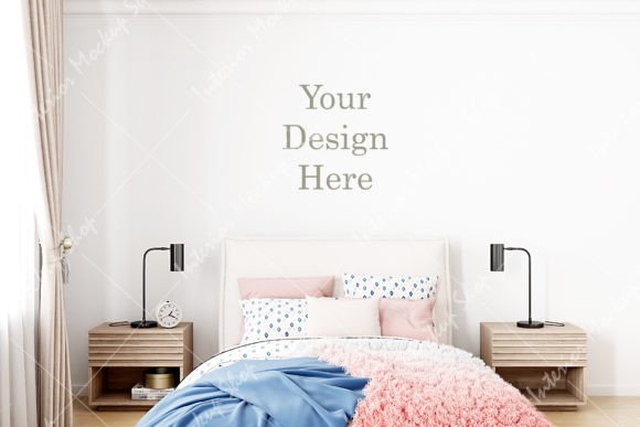 Download Blank Wall Kids Room Mockup - 336 - Mock Collection