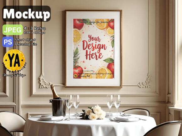 Download Elegant Frame Wall Art Mockup PSD - Mock Collection