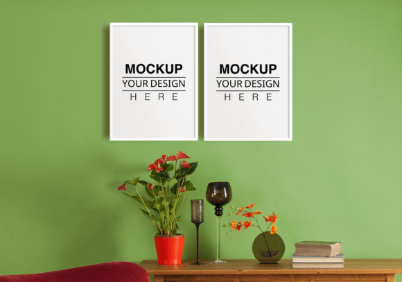 Download Boho Interior Design, Poster Mockup - Mock Collection