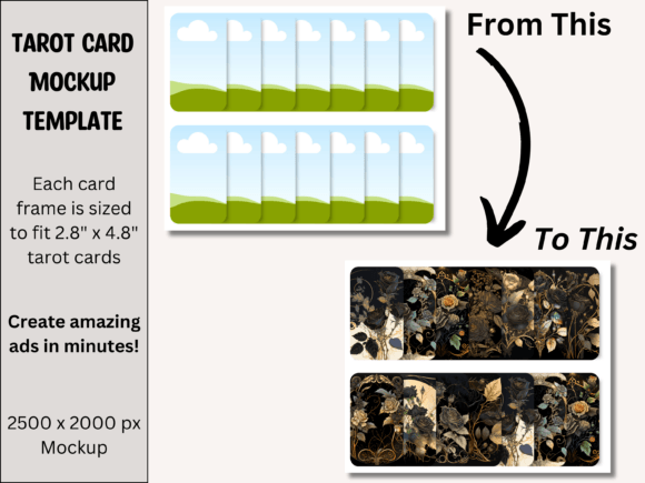 Download Tarot Card Product Mockup Photo - Canva - Mock Collection