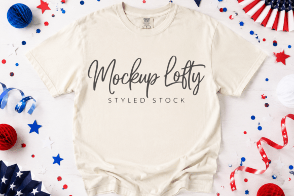 Download Ivory C1717 4th of July Flat Lay Mockup - Mock Collection