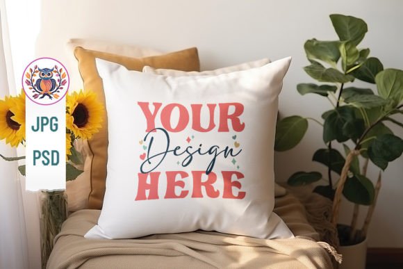 Download Home Living Room Pillow Mockup - Mock Collection