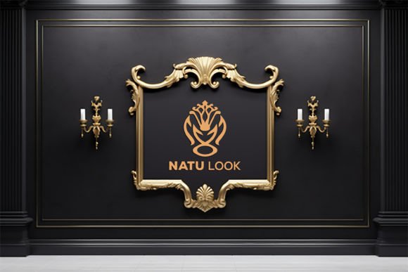 Download Luxury Wall Frame Logo Mockup - Mock Collection