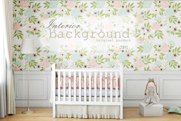 Download Blank Wall Mockup, Nursey Room - Mock Collection