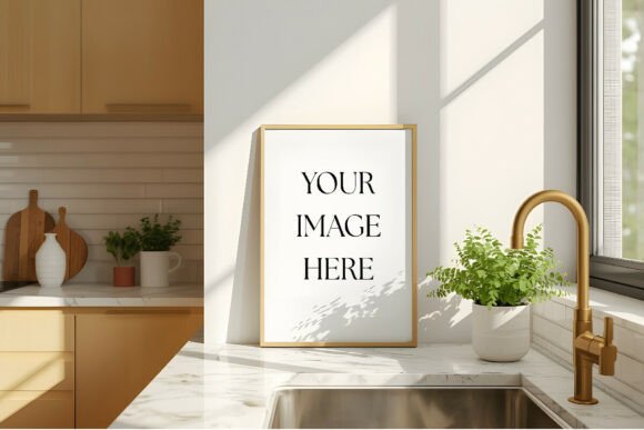 Download Kitchen Frame Mockup Psd - Mock Collection
