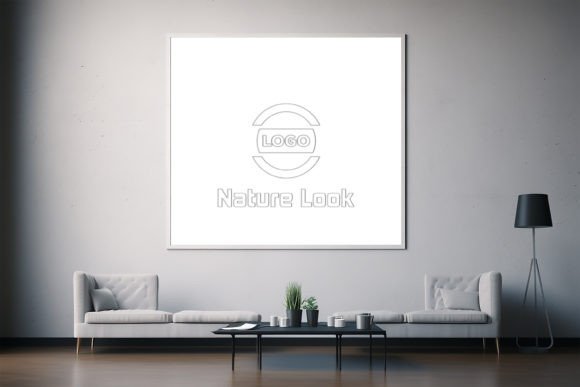 Download Interior White Effect Logo Mockup - Mock Collection