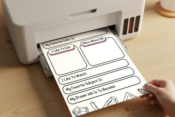 Download Blank Paper Print Mockup - Mock Collection
