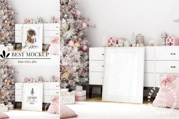 Download Frame Mockup Christmas, Interior Mockup - Mock Collection