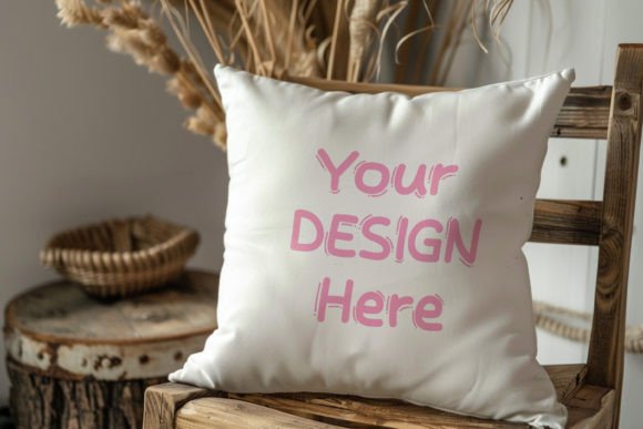 Download Home Living Room Pillow Mockup PSD - Mock Collection