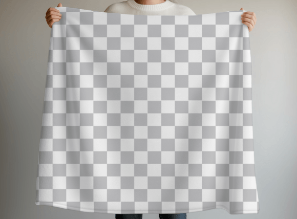 Download Blanket Fleece Throw PNG Mockup - Mock Collection