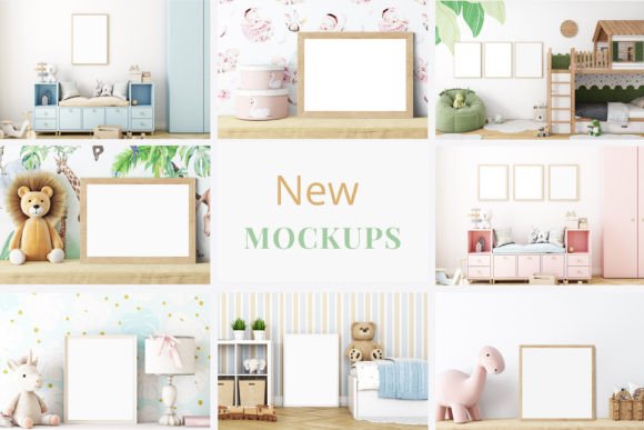 Download Frame Mockup Kids Bundle - 140 - Mock Collection