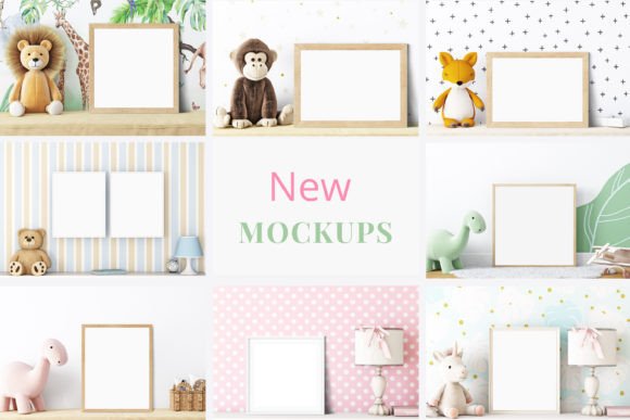 Download Frame Mockup Kids Bundle - 90 - Mock Collection