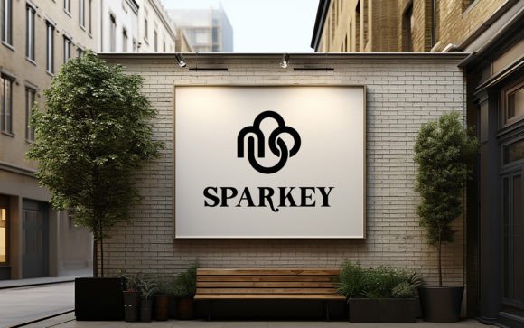 Download Outdoor Board Wall Logo Mockup - Mock Collection