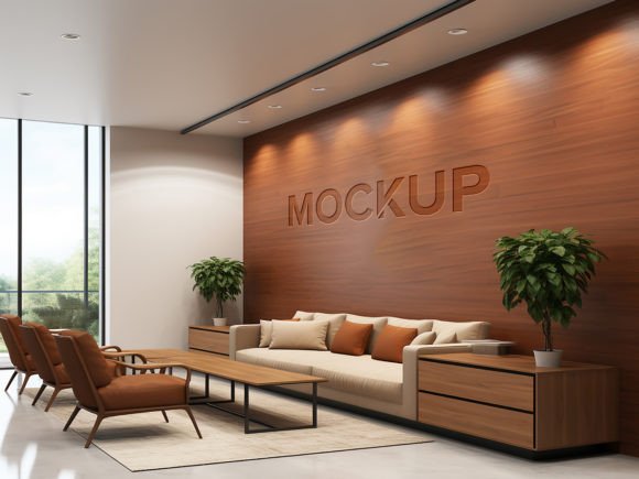 Download Brown Wooden Wall Logo Mockup - Mock Collection