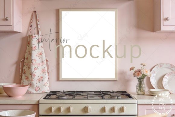 Download Kitchen Frame Mockup - 524 - Mock Collection
