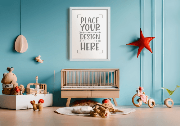 Download Nursery Mockup, Poster Frame Mockup, Kid - Mock Collection