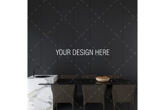 Download Kitchen Mockup, Kitchen Blank Wall - Mock Collection