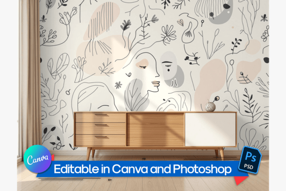 Download Surface Pattern Interior Mockup - Mock Collection