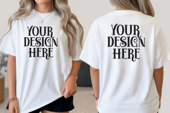Download Bella Canvas 3001 Front and Back Mockup - Mock Collection