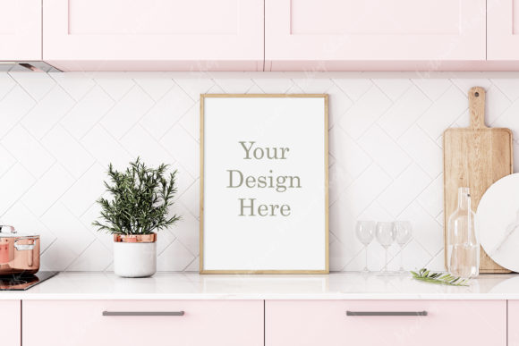 Download Frame Mockup, Kitchen Mockup - 818 - Mock Collection